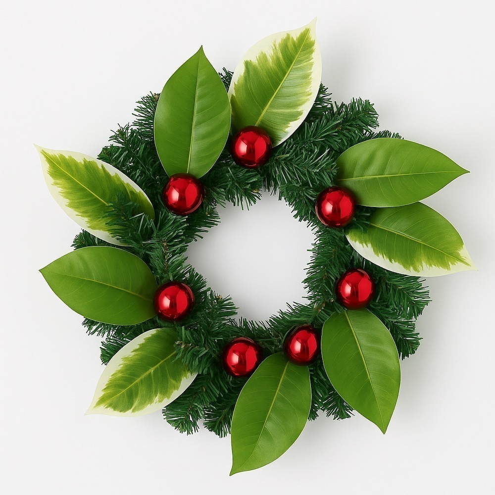 Tropical Christmas Wreath